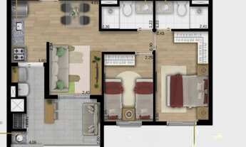 Imagem 5: Lumi Sphere Vila Matilde | Construtora Econ | Construção | 56 metros | 02 dormitórios