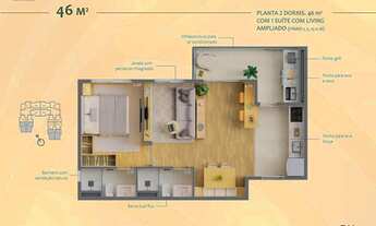 Imagem 5: Horizon Vila Matilde Construtora SWA Lançamento 46 metros 02 dormitórios suíte