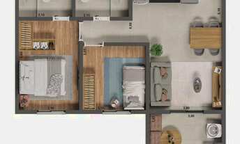 Imagem 4: Albóre Portal do Morumbi | Construtora Vitta | Construção | 53 metros | 02 dormitórios