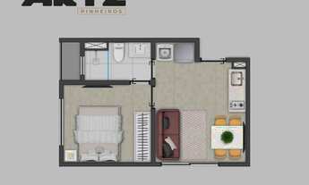 Imagem 6: Artz Pinheiros | Construtora Artz | Construção | 28 metros | studios