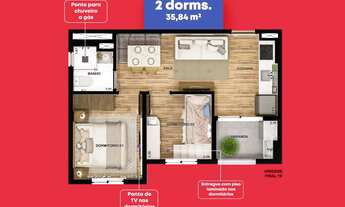 Imagem 4: Marka Vila Ré | Construtora Marka | Construção | 35 metros | 02 dormitórios