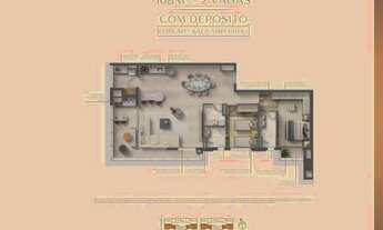 Imagem 5: Eternity Residence | Construtora RSF | Construção | 108 metros | 03 suítes