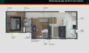 Imagem 4: Pleno Sacomã | Construtora Promaster | Construção | 41 metros | 02 dormitórios