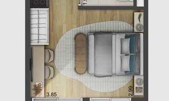 Imagem 4: Roya Perdizes Smart | Construtora MPD | Construção | 27 metros | studios com varanda