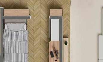 Imagem 5: Praça Vigário Construtora RHF Construção 44 metros 02 dormitórios com varanda