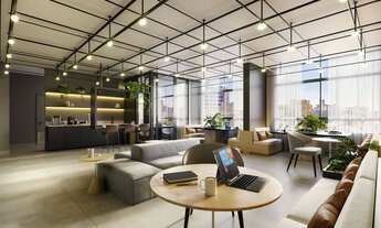 Imagem 7: RW Itapeva Construtora Habitram Construção 34 metros 01 dormitório com varanda