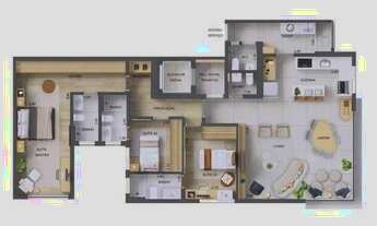 Imagem 4: Excellence Perdizes | Construtora Exto | Construção | 126 metros | 03 suítes