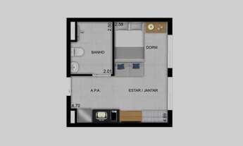 Imagem 6: Praça Diálogo Patriarca | Construtora Diálogo | Construção | 26 metros