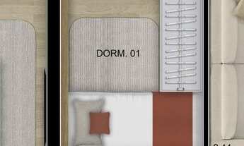 Imagem 4: Walk Belém | Construtora Diálogo | Construção | 55 metros | 02 dormitórios | suíte