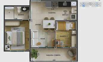 Imagem 5: L1ne Praça da Árvore | Construtora Emccamp | Lançamento | 40 metros | 02 dormitórios