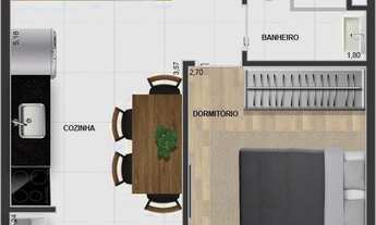 Imagem 5: Maximus Residences | Construtora Yonder | Construção | 41 metros | 01 dormitório