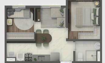 Imagem 5: Vivaz Estação Lapa | Construtora Vivaz | Lançamento | 31 metros | 02 dormitórios