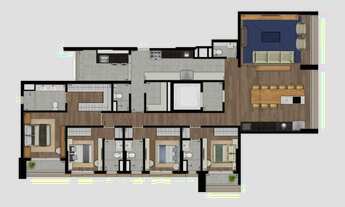 Imagem 6: Eleva Harmonia | Construtora You inc | Construção | 205 metros | 04 suítes
