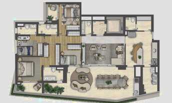 Imagem 5: Heaven Residences By Yoo Construtora Cyrela Construção 190 metros 04 dormitórios