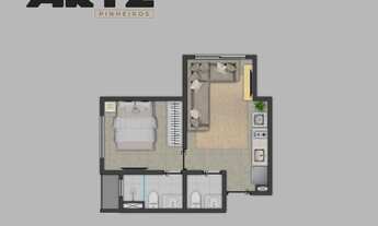 Imagem 4: Artz Pinheiros | Construtora Artz | Construção | 28 metros | studios