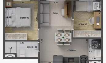 Imagem 4: Cury Cidade Mooca Venezia | Construtora Cury | Construção | 34 metros | 02 dormitórios