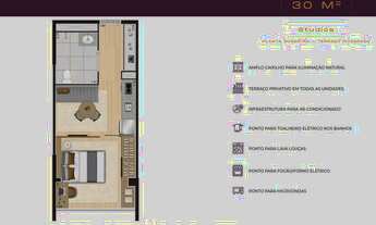 Imagem 6: Voxx Itaim | Construtora Barbara | Construção | 30 metros | Studios com varanda