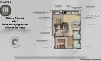 Imagem 5: In Perdizes | Construtora Integra Urbano | Lançamento | 43 metros | 02 dormitórios