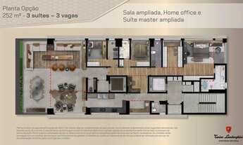 Imagem 5: Tonino Lamborghini | Construtora Gafisa | Construção | 252 metros | 04 suítes