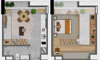 Imagem 4: Cardoso 432 | Construtora 432 | Pronto | 27 metros | Loft com opção de mesanino