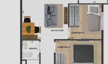 Imagem 4: Maximus Residences | Construtora Yonder | Construção | 44 metros | 02 dormitórios