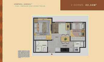 Imagem 4: Modern Mooca | Construtora Cury | Construção | 32 metros | 02 dormitórios