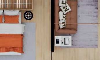 Imagem 4: Moema Jazz | Construtora REV3 | Construção | 48 metros | 02 dormitórios | suíte