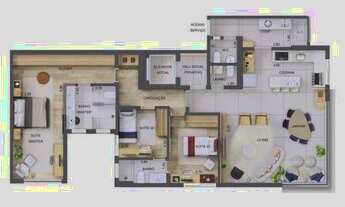 Imagem 7: Excellence Perdizes | Construtora Exto | Construção | 126 metros | 03 suítes