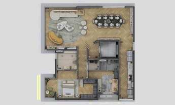 Imagem 4: Naara Higienópolis | Construtora Think | Lançamento | 145 metros | 02 suítes | lavabo