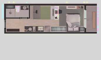 Imagem 4: QBLZ Vila Madalena | Construtora 2N | Construção | 27 metros | studios com varanda