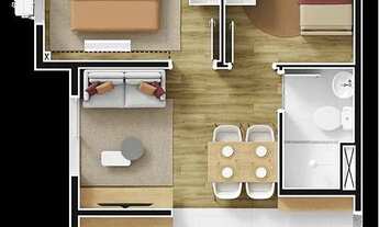 Imagem 6: Hm Smart Zike Tuma | Construtora HM | Construção | 36 metros | 02 dormitórios