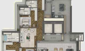 Imagem 4: Vista Cyrela Milano | Construtora Cyrela | Construção | 348 metros | 04 suítes