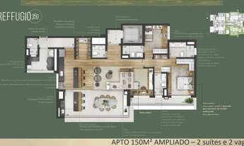 Imagem 5: Reffugio 359 | Construtora MPD | Construção | 150 metros | 03 suítes | varanda gourmet