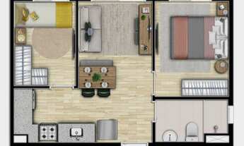 Imagem 4: Bem Viver Sousa Lima | Construtora Magik | Construção | 34 metros | 02 dormitórios