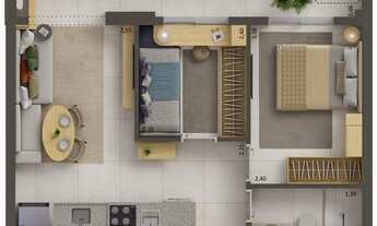 Imagem 4: Near Guarapiranga Living | Construtora Patrimônio | Construção | 44 metros