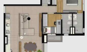 Imagem 4: Perdizes Authentique Construtora You Inc Construção 69 metros 02 suítes lavabo