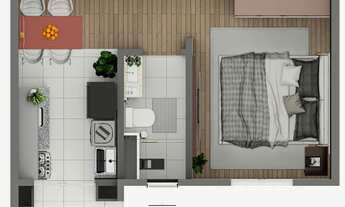 Imagem 4: Street Art | Construtora Callabrez | Construção | 24 metros | 01 dormitório