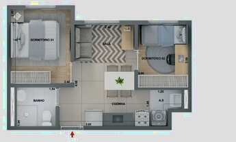 Imagem 4: Barra Funda 930 | Construtora Cury | Lançamento | 32 metros | 02 dormitórios