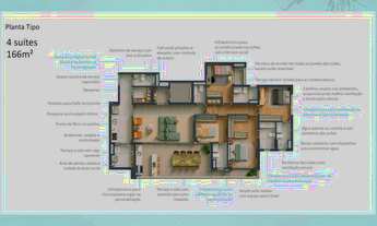 Imagem 7: Maison Diogo Construtora Fibra Construção 166 metros 04 suítes varanda gourmet