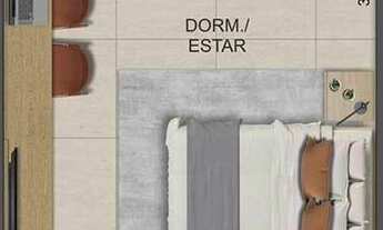 Imagem 4: Dot 230 By Triptyque Construtora Eztec Construção 32 metros studios com varanda