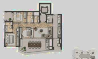 Imagem 5: Mandarin The Legend | Construtora Cyrela | Construção | 114 metros | 03 dormitórios