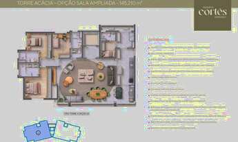 Imagem 5: Reserva Cortês Perdizes Construtora Namour Construção 148 metros 04 dormitórios