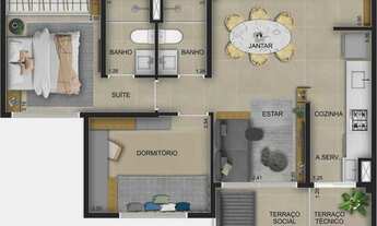 Imagem 4: Moved Osasco Residence | Construtora Eztec | Construção | 56 metros | 02 dormitórios