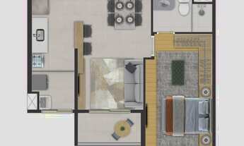 Imagem 4: Start Joy | Construtora Plano & Plano | Construção | 42 metros | 01 dormitório