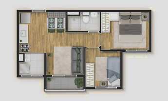 Imagem 4: Vibra Parque Cidade Universitária | Construção | 37 metros | 02 dormitórios