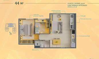 Imagem 4: Horizon Vila Matilde | Construtora SWA | Lançamento | 44 metros | 02 dormitórios