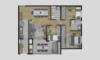 Imagem 5: Sublime Pompéia Construtora Tibério Construção 75 metros 03 dormitórios suíte