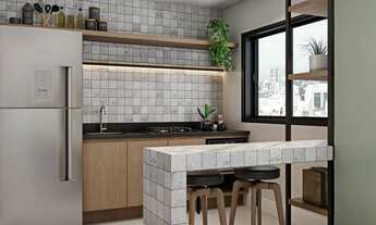 Imagem 6: Edifício Mio 25 Construtora Barão de Barros Pronto 22 metros studios com varanda