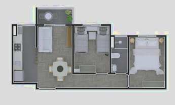 Imagem 4: Residencial Monet | Construtora Sousa Araújo | Construção | 47 metros | 02 dormitórios