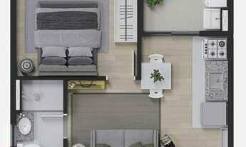 Imagem 7: Residencial DNA Easy | Construtora DNA | Construção | 28 metros | 01 dormitório